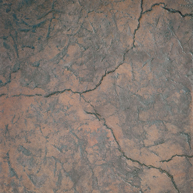 stamped concrete fractured earth pattern