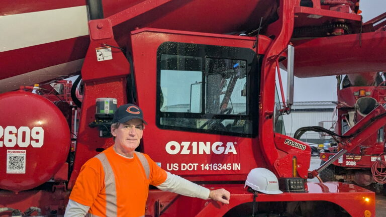 Ozinga RMX Driver Bruce Mitchell Named NRMCA Driver of the Year